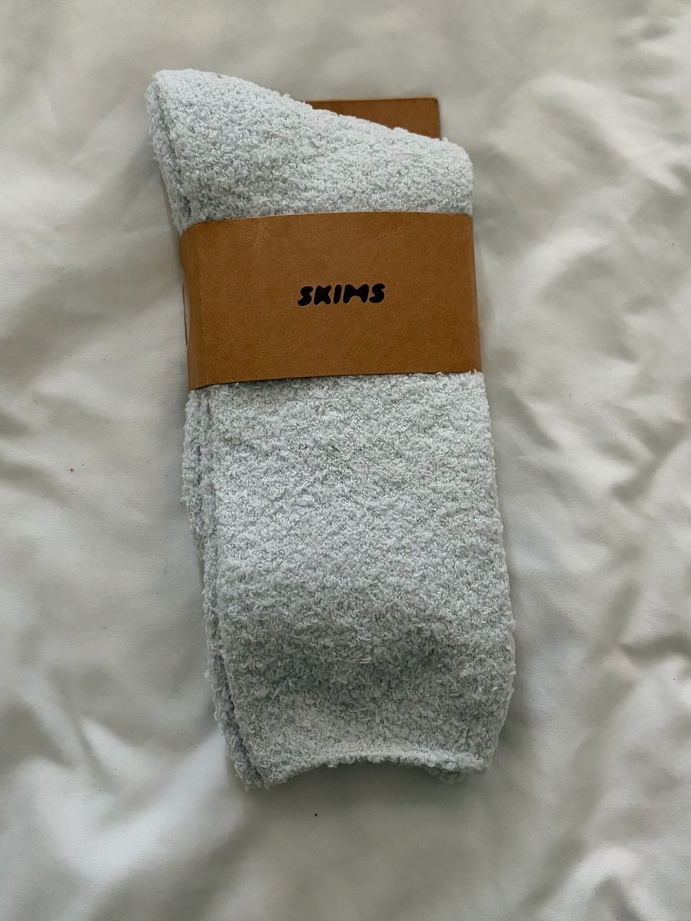 Skims Zen Blue Cozy Socks One Size New in Package